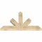 Ekena Millwork Saratoga Rough Sawn Timber Gable Bracket, Douglas Fir, 60"W x 38"H x 4"D x 6"F, 15/12 Pitch GBW060X38X0406SAR00RDF - alternate 4